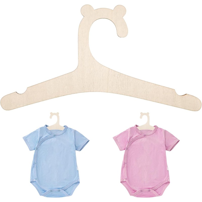 Baby Nursery Decor Girl - ベビー服ラックかわいいクマ木製子供服ハンガーホームガールプリンセスルーム保育園装飾子供用プレゼント