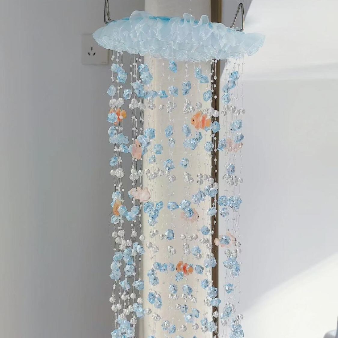 Baby Nursery Decor Girl - エアコイ中庭吊り下げ風鈴手作りDIY材料パッケージガーリーハートバルコニー寝室フレッシュ風鈴ペンダント