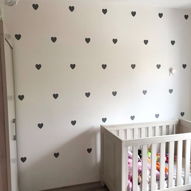 Baby Girl Nursery Quotes - ハートベビールーム装飾ステッカー女の子の寝室の壁デカールステッカー子供の壁のステッカー部屋の装飾保育園家の装飾