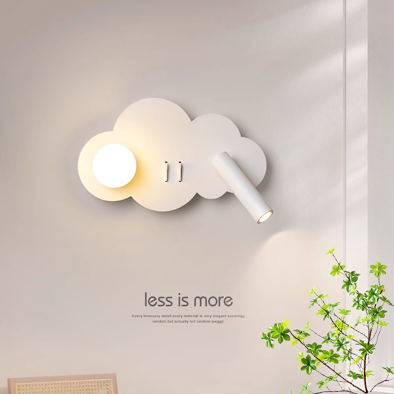 クラウドベッドルームウォールランプスイッチ付きリビングルーム - Baby Nursery Wall Lights のレビューと価格
